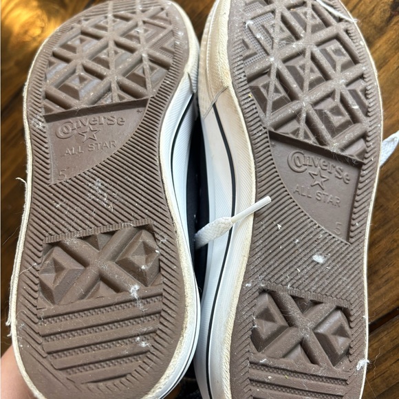 Converse Black and White High-Top Sneakers - Picture 5 of 5